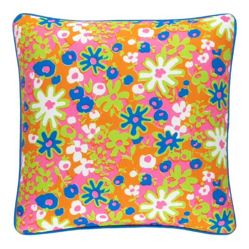 Awesome Floral Spring Indoor/Outdoor Decorative Pillow Cover