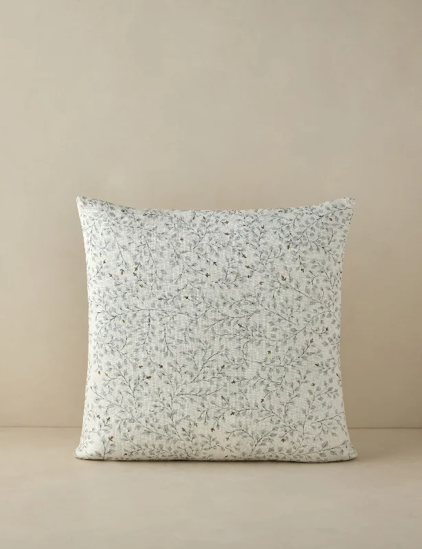 Dainty Leaves Linen Pillow by Rylee + Cru