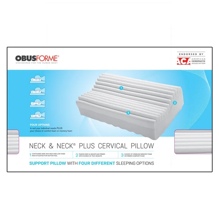 ObusForme Neck & Neck Plus Cervical Pillow