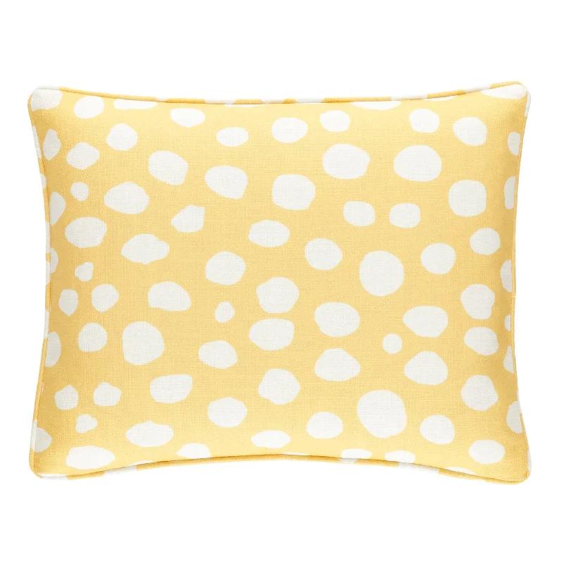 Spot On Pale Yellow Indoor/Outdoor Decorative Pillow Cover