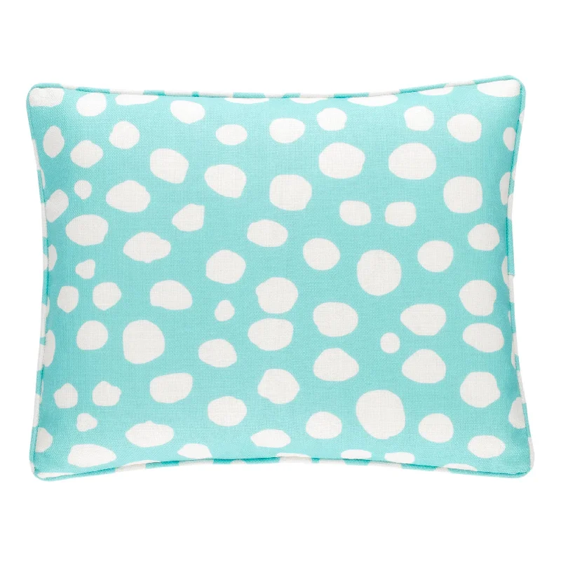 Spot On Turquoise Indoor/Outdoor Decorative Pillow Cover