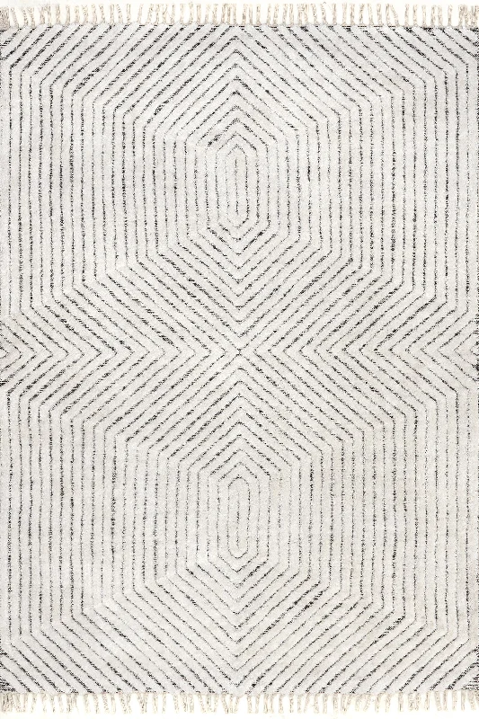 Arlowe Tasseled Rug | Ivory