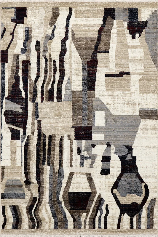 Bheri Abstract Rug | Multicolor