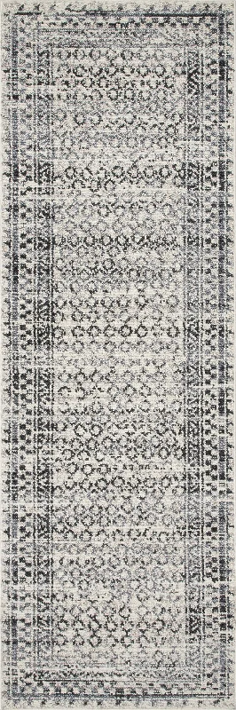 Checkered Diamonds Rug | Light Grey