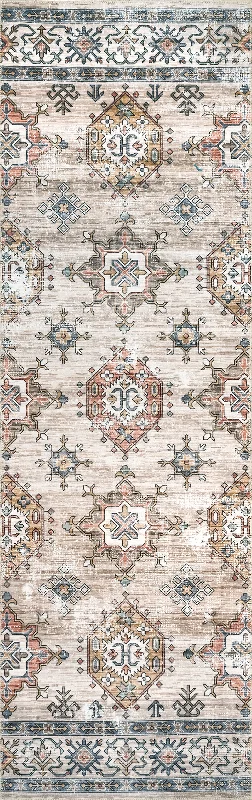 Francesca Timeworn Charm Washable Rug | Beige