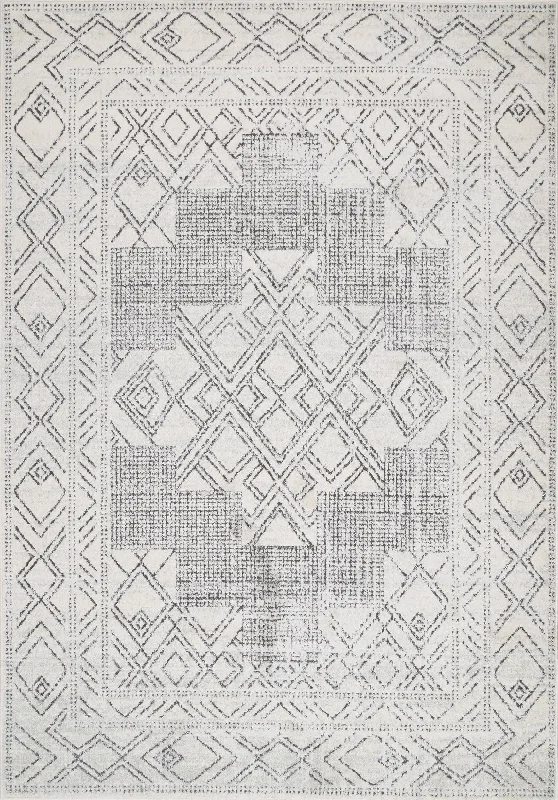 Geometric Medallion Rug | Beige