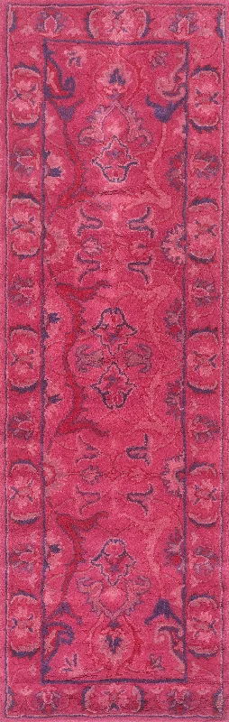 Leaflet Fountain Rug | Pink