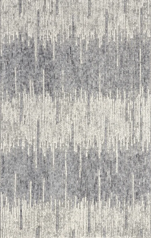 Lizzy Textured Sound Waves Rug | Grey