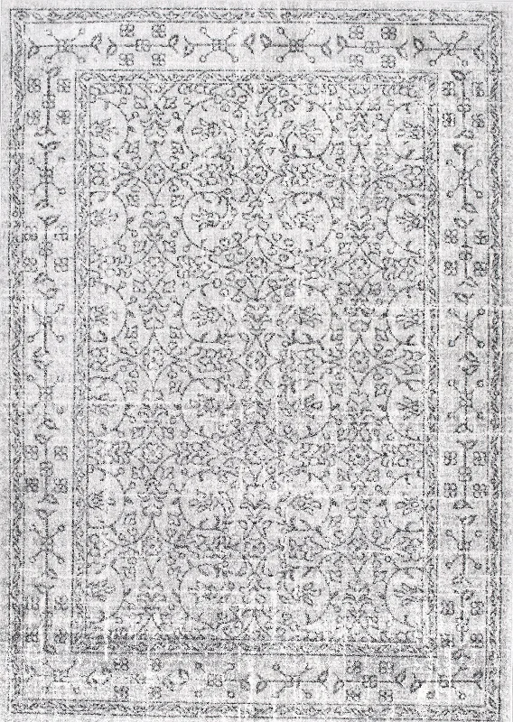 Medieval Tracery Rug | Grey