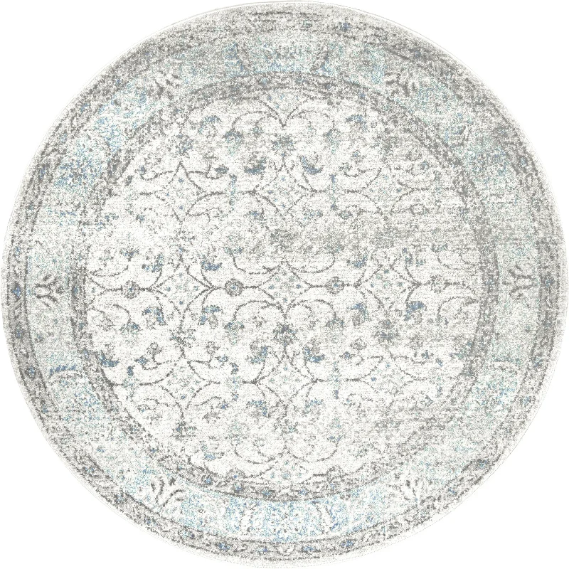 Misty Olden Herati Rug | Aqua