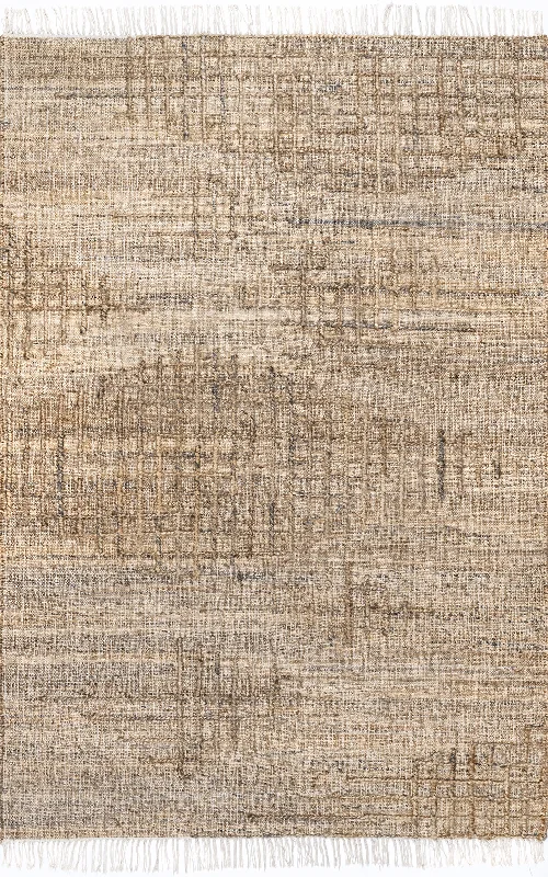 Rosanna Jute Crosshatch Rug | Natural