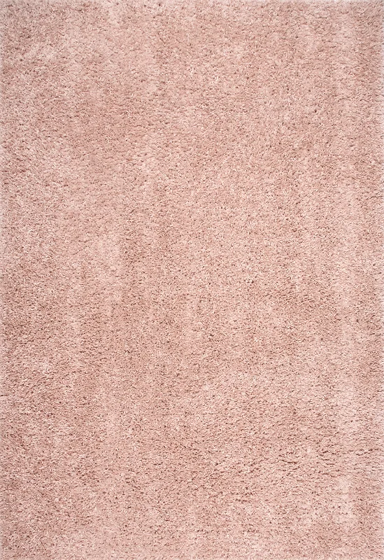 Sade Solid Shag Rug | Pink