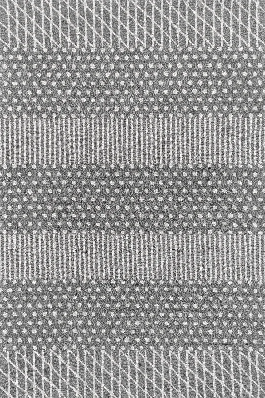 Samantha Wool Lattice Rug | Grey