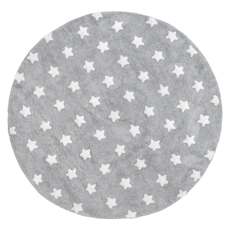 Sia Kids Risen Stars Washable Rug | Grey