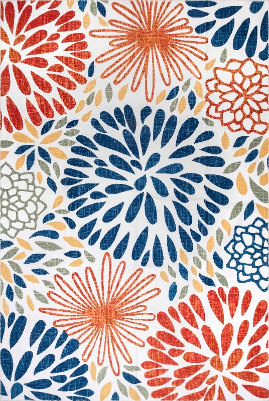 Stefania Washable Fireworks Rug | Multicolor