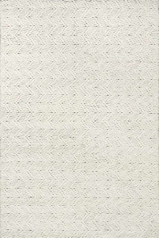 Therese Chevron Wool Rug | Ivory