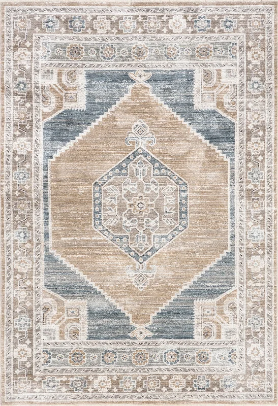 Vahni Vintage Medallion Rug | Rust