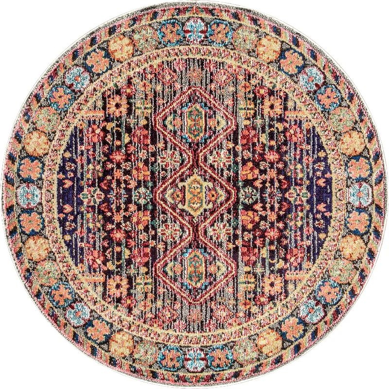 Vibrant Meadow Rug | Black