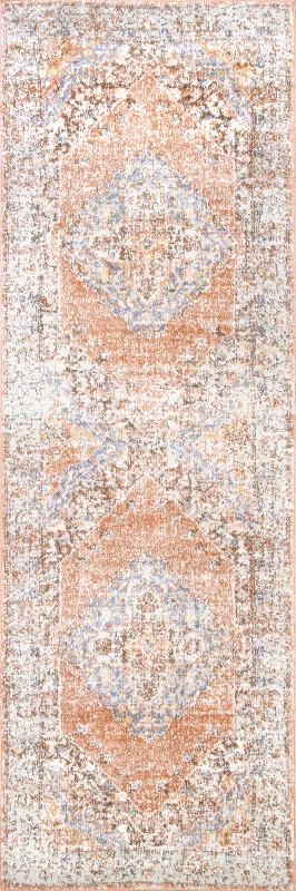 Vintage Cardinal Medallion Rug | Beige