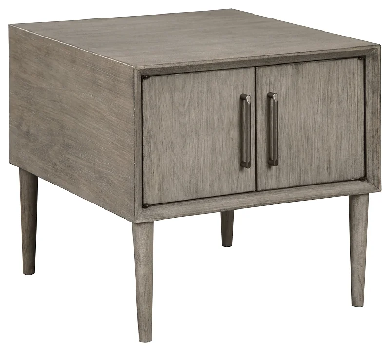 Asterson T772-3 Gray Rectangular End Table