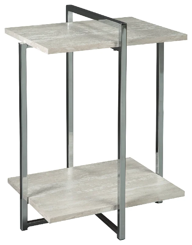 Bodalli T200-7 IvoryChrome Chair Side End Table