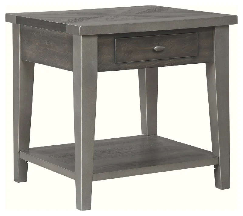 Branbury T646-3 Grayish Brown Rectangular End Table