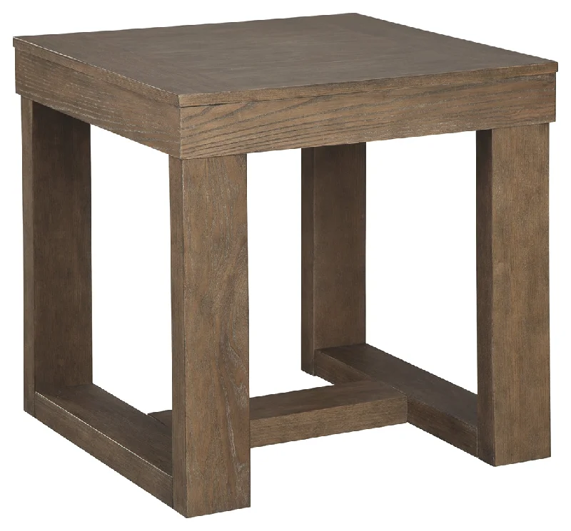 Cariton T471-2 Gray Square End Table