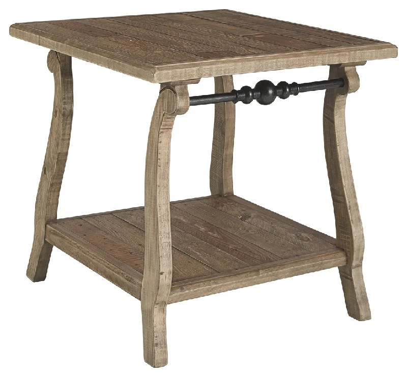 Dazzelton T824-3 Two-tone Rectangular End Table