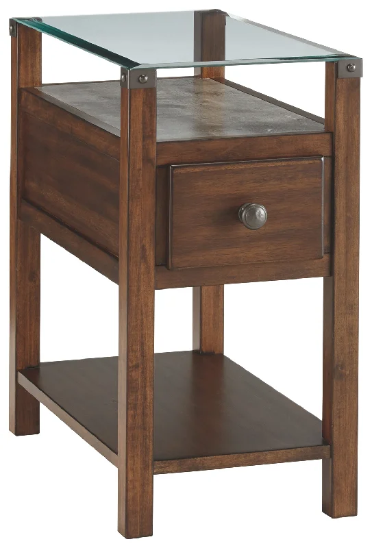 Diamenton T217-533 Dark Brown Chair Side End Table