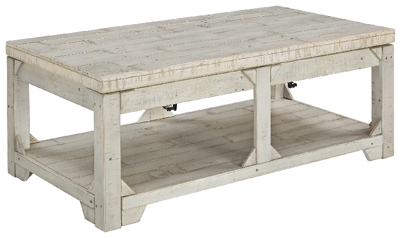 Fregine T755-9 Whitewash Lift Top Cocktail Table