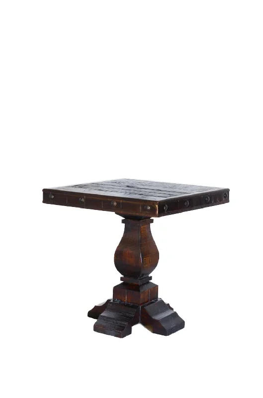 GRAND HACIENDA PEDESTAL END TABLE