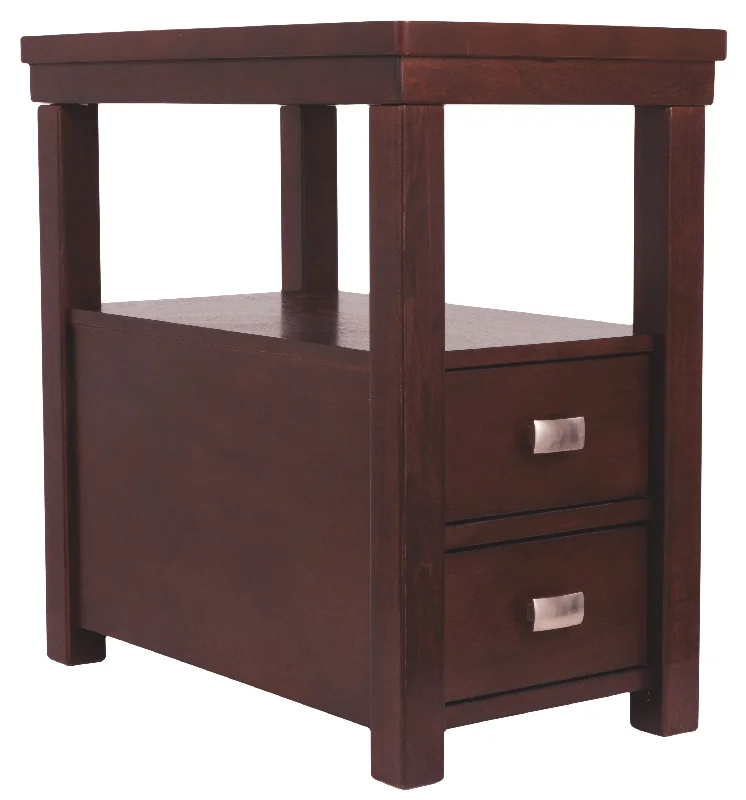 Hatsuko T864-7 Dark Brown Chair Side End Table