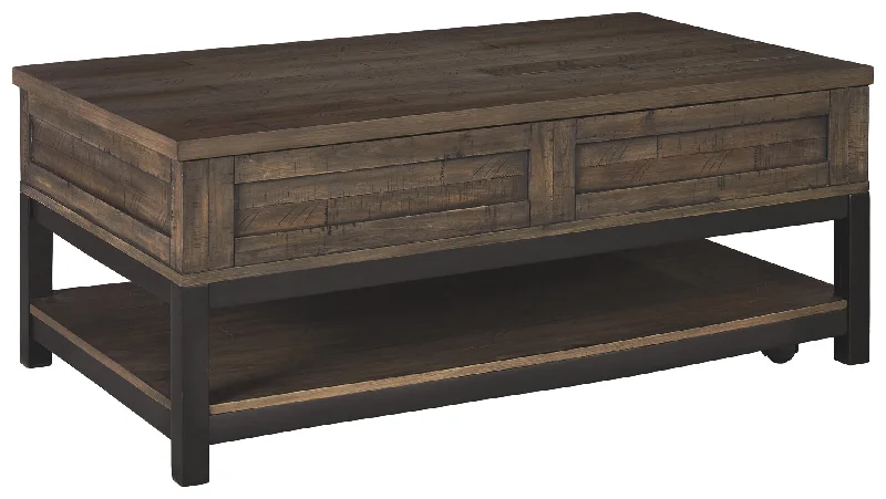 Johurst T444-9 Grayish Brown Rect Lift Top Cocktail Table