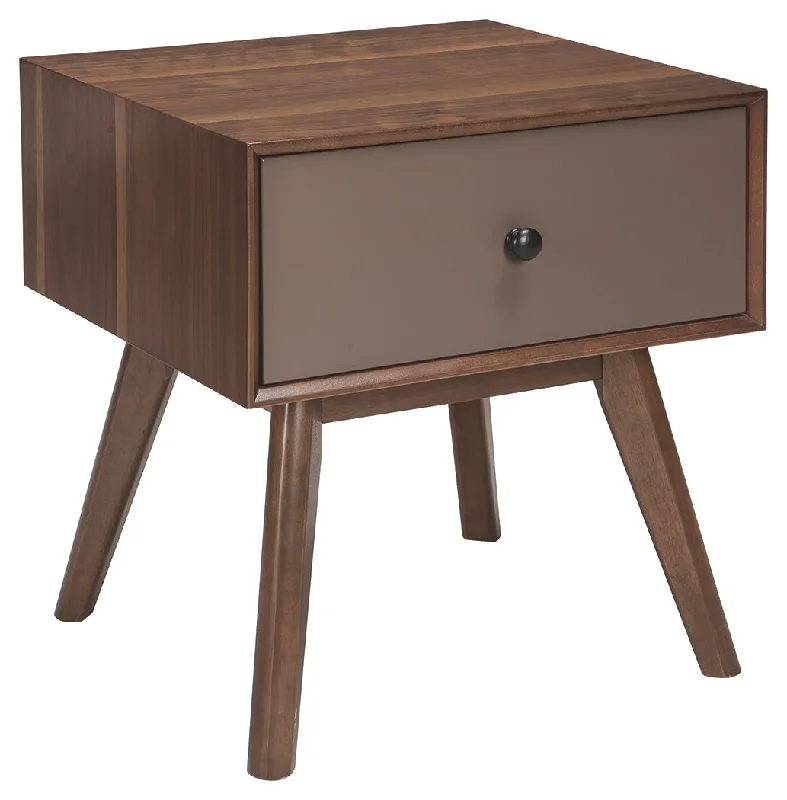 Lynnifer T434-3 Two-tone Rectangular End Table