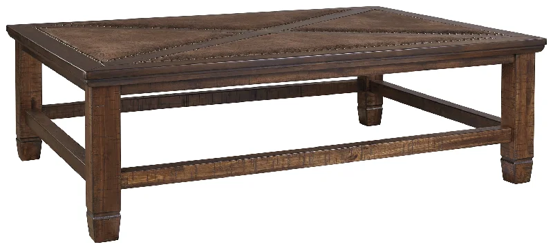 Royard T765-1 Brown Rectangular Cocktail Table