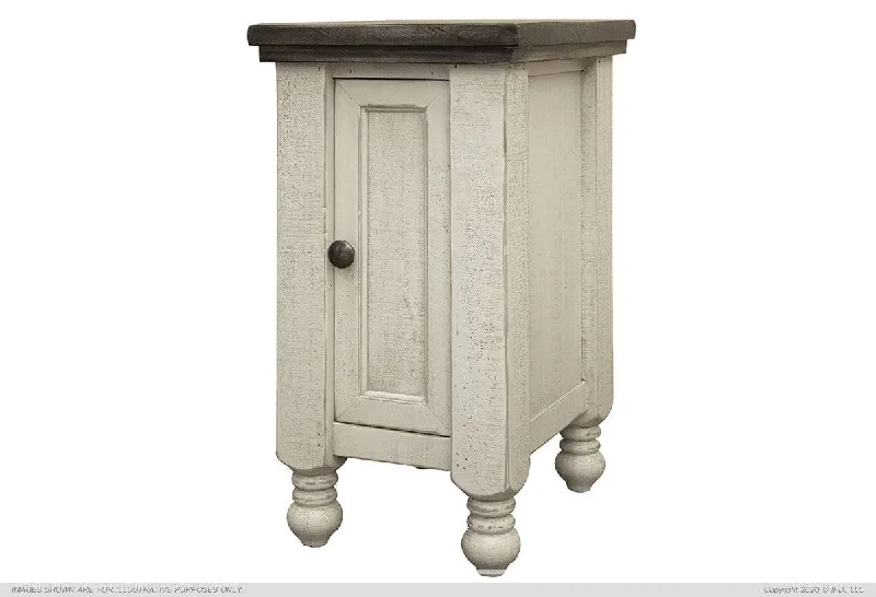 STONE 1 DOOR SIDE TABLE