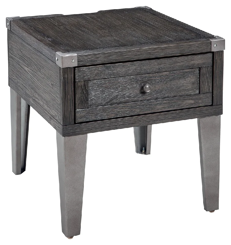 Todoe T901-3 Dark Gray Rectangular End Table