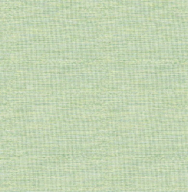 Agave Green Faux Grasscloth Wallpaper from the Thoreau Collection