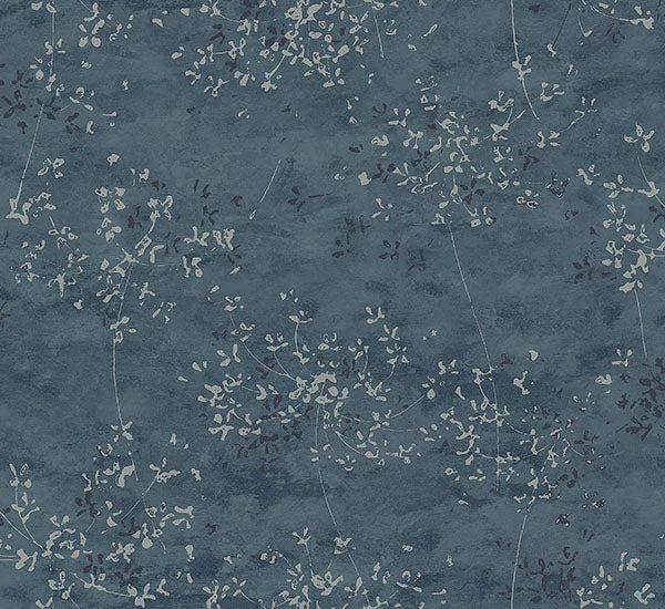 Arian Blue Inkburst Wallpaper from Lumina Collection