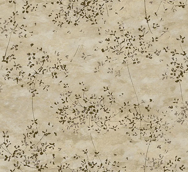 Arian Gold Inkburst Wallpaper from Lumina Collection