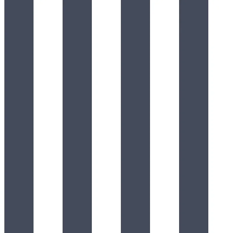 Awning Stripe Navy Wallpaper from the Just Kitchens Collection