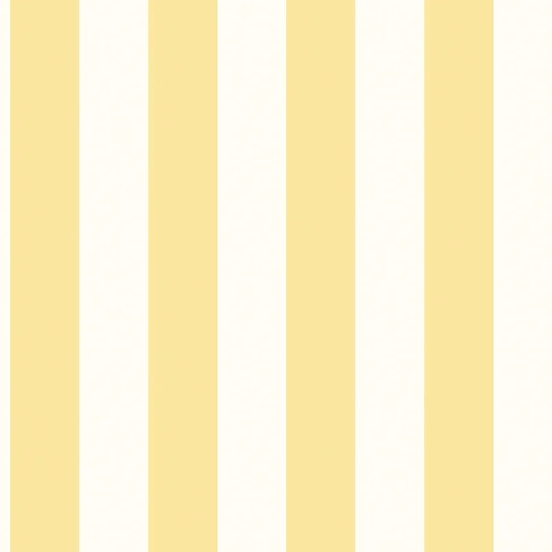 Awning Stripe Yellow/White Wallpaper from the Just Kitchens Collection