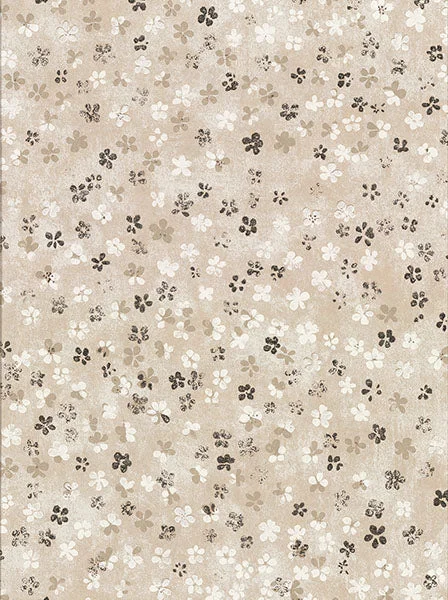 Cosima Beige Miniature Floral Wallpaper