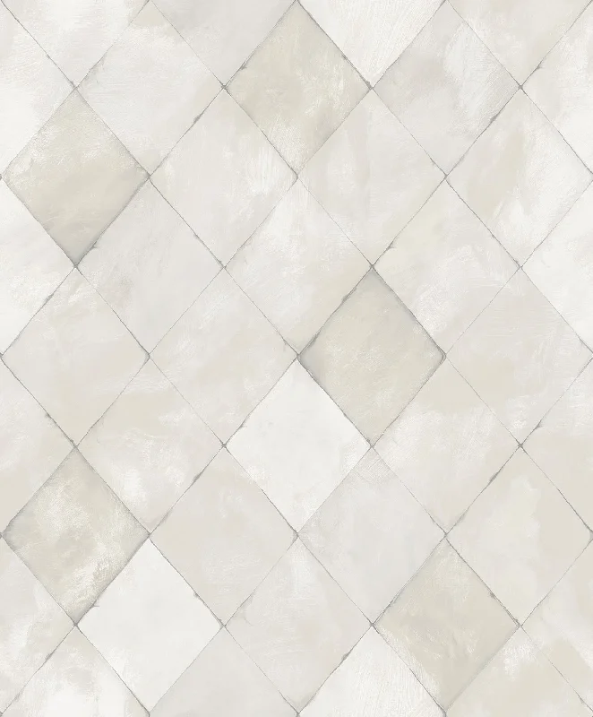 Country House Tiles Light Taupe Wallpaper from the Kitchen Recipes Collection