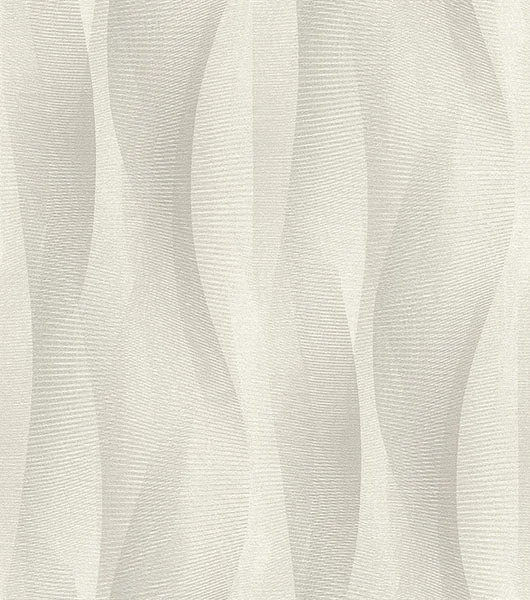 Currin Light Grey Wave Wallpaper