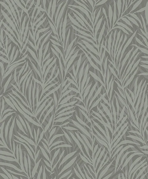 Holzer Dark Green Fern Wallpaper