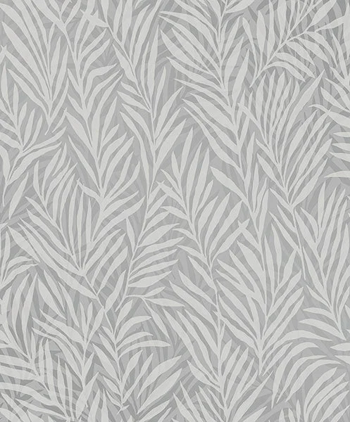 Holzer Grey Fern Wallpaper