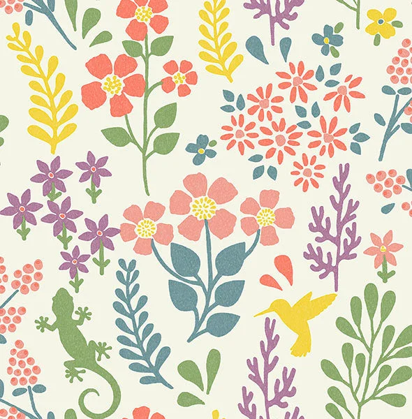 Karina Multicolor Meadow Wallpaper