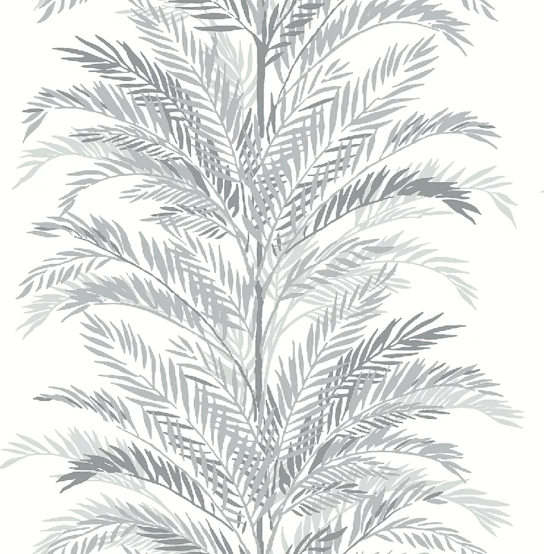 Keana Palm Peel & Stick Wallpaper in Harbor Mist