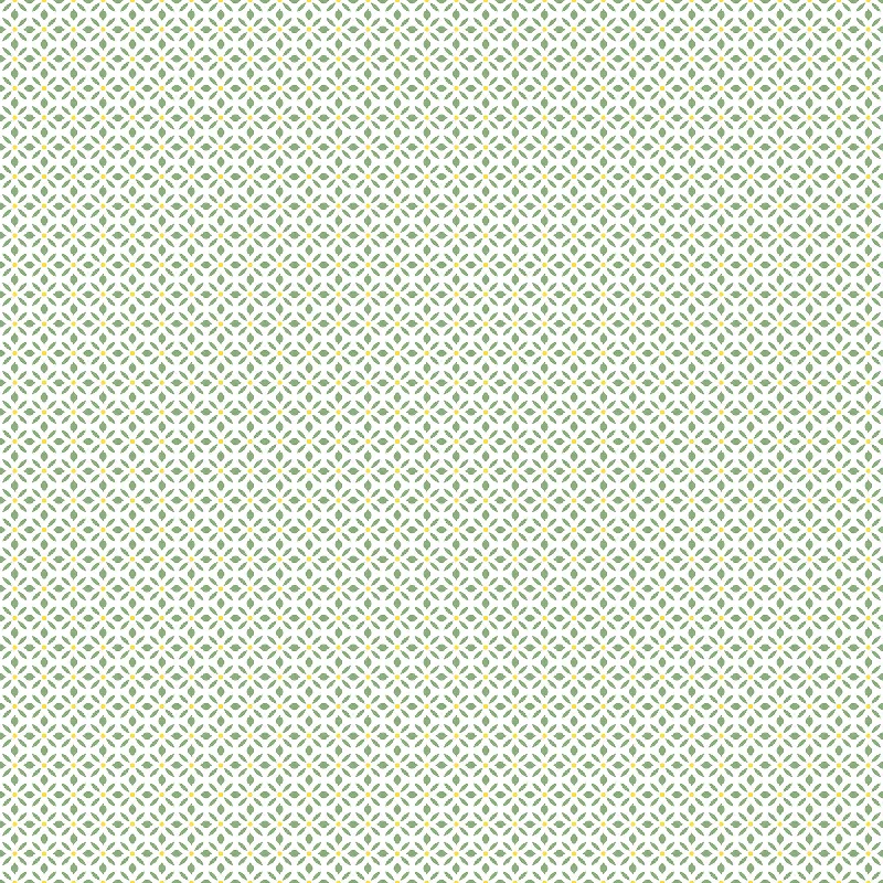 Leaf Dot Spot Green/Yellow Wallpaper from the Just Kitchens Collection